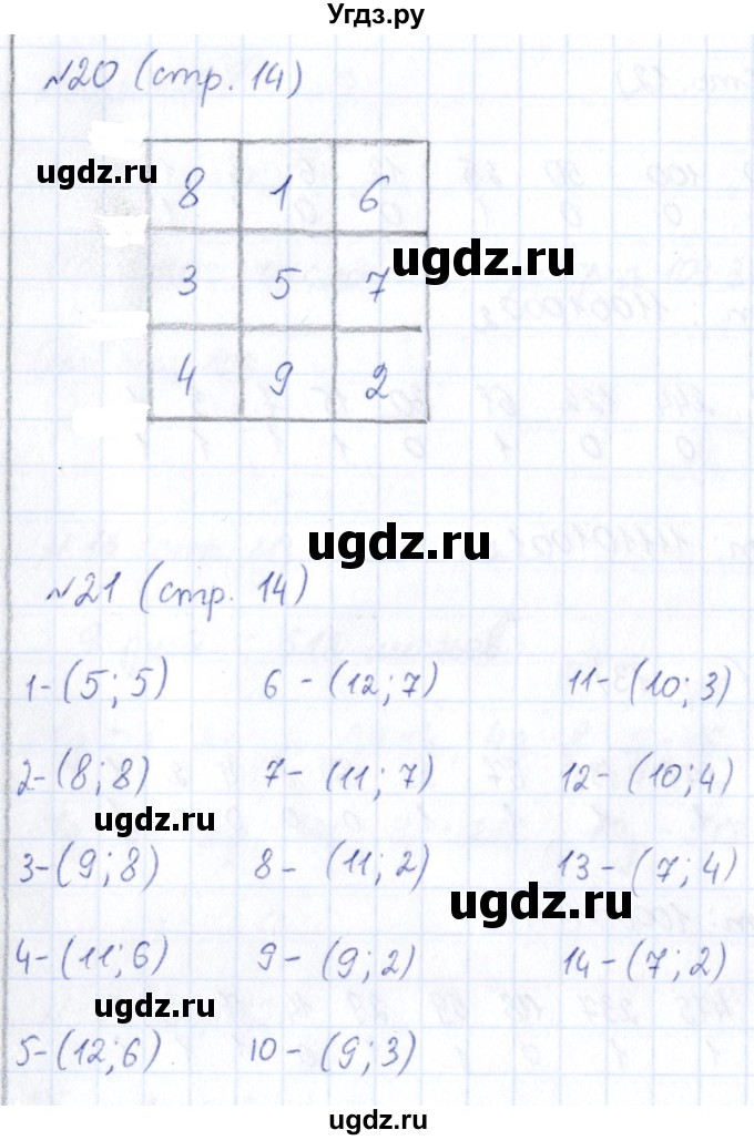 ГДЗ (Решебник) по информатике 6 класс (рабочая тетрадь) Босова Л.Л. / страница / 14