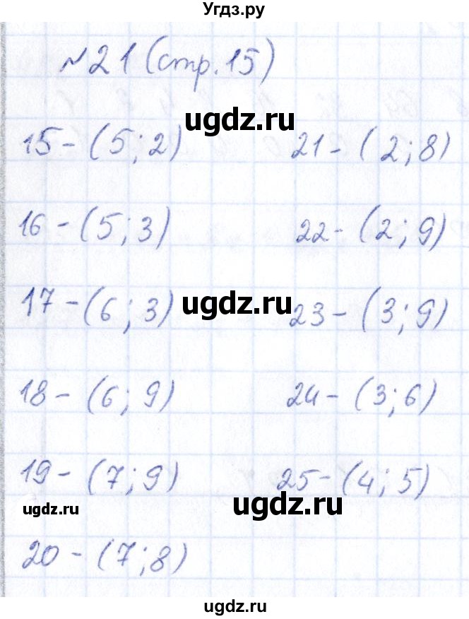 ГДЗ (Решебник) по информатике 6 класс (рабочая тетрадь) Босова Л.Л. / страница / 15