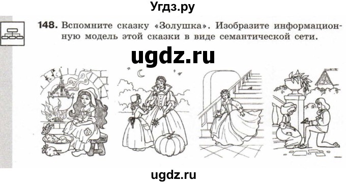 ГДЗ (Тетрадь 2017) по информатике 6 класс (рабочая тетрадь) Л.Л. Босова / задание / 148