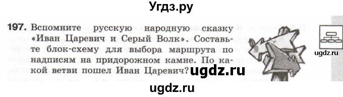 ГДЗ (Тетрадь 2017) по информатике 6 класс (рабочая тетрадь) Л.Л. Босова / задание / 197