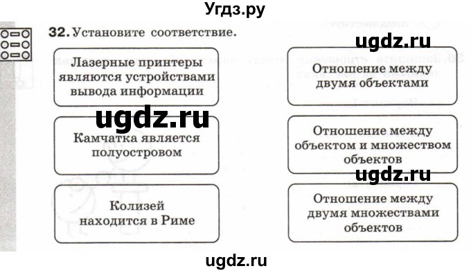 ГДЗ (Тетрадь 2017) по информатике 6 класс (рабочая тетрадь) Л.Л. Босова / задание / 32