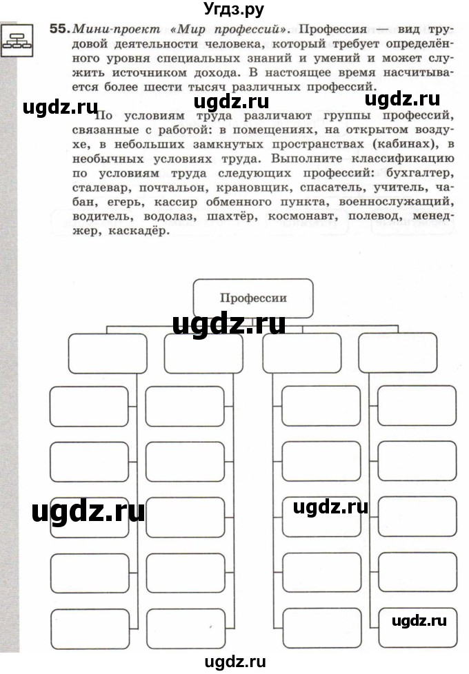 ГДЗ (Тетрадь 2017) по информатике 6 класс (рабочая тетрадь) Л.Л. Босова / задание / 55