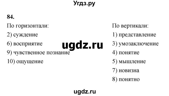 ГДЗ (Решебник 2022) по информатике 6 класс (рабочая тетрадь) Л.Л. Босова / задание / 84