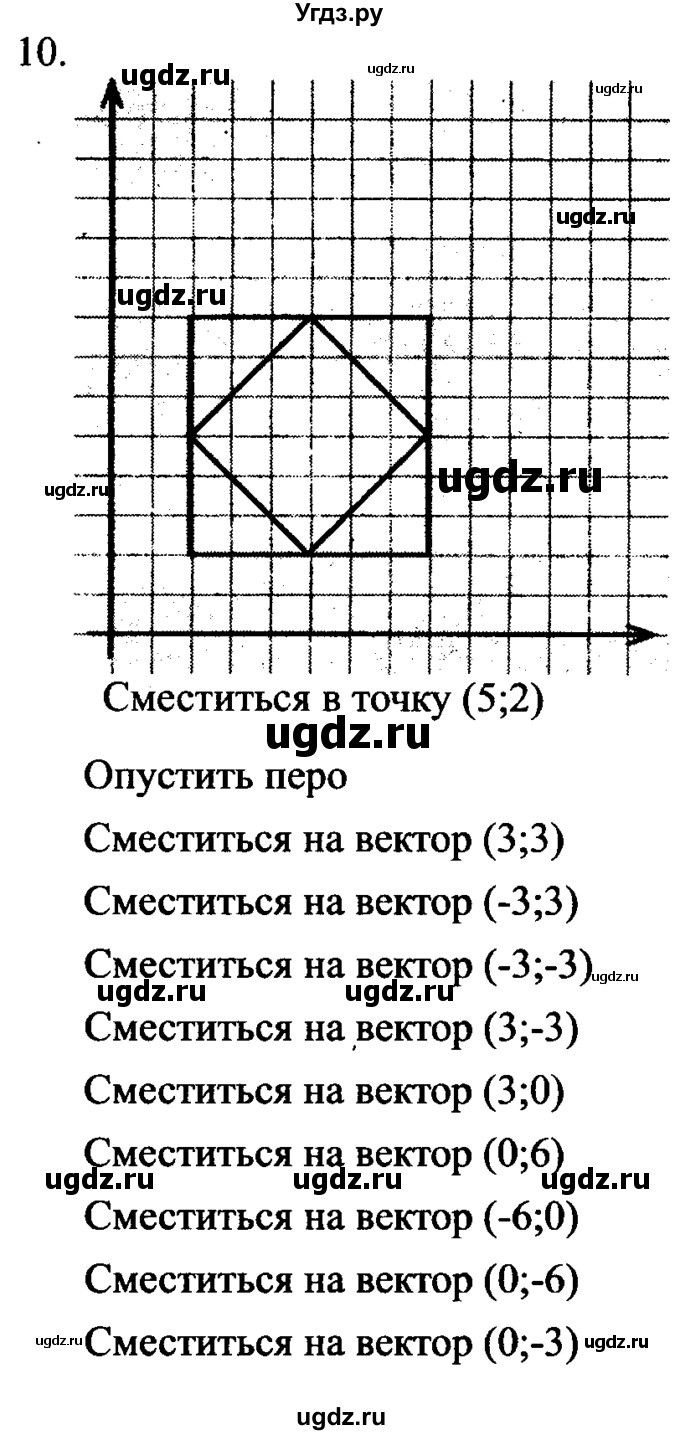 ГДЗ (Решебник №2) по информатике 6 класс Л.Л. Босова / §18 / 10