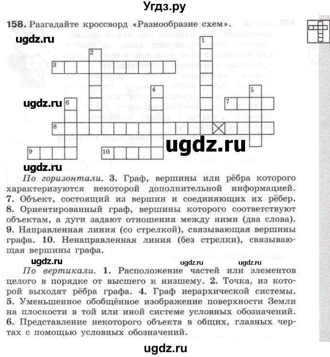 ГДЗ (Учебник) по информатике 6 класс Л.Л. Босова / Рабочая тетрадь / 158