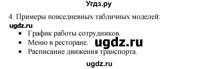 ГДЗ (Решебник №1) по информатике 6 класс Л.Л. Босова / §11 / 4