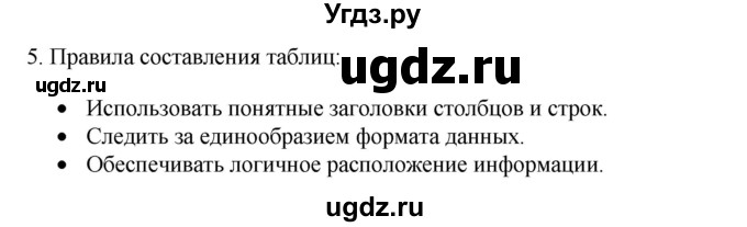 ГДЗ (Решебник №1) по информатике 6 класс Л.Л. Босова / §11 / 5