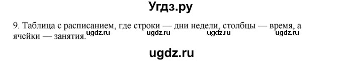 ГДЗ (Решебник №1) по информатике 6 класс Л.Л. Босова / §11 / 9