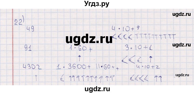 ГДЗ (Решебник) по информатике 8 класс (рабочая тетрадь ) Босова Л.Л. / упражнение / 22