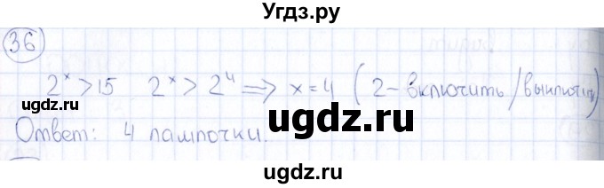 ГДЗ (Решебник) по информатике 8 класс (рабочая тетрадь икт) Л.Л. Босова / номер / 36