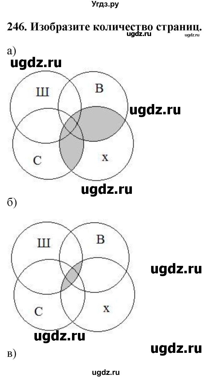 ГДЗ (Решебник) по информатике 9 класс (рабочая тетрадь) Босова Л.Л. / задание номер / 246