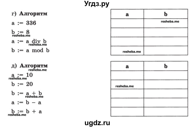 ГДЗ (Учебник) по информатике 9 класс (рабочая тетрадь) Босова Л.Л. / задание номер / 124(продолжение 2)