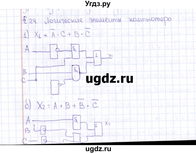 ГДЗ (Решебник) по информатике 10 класс Поляков К.Ю. / параграф / § 24
