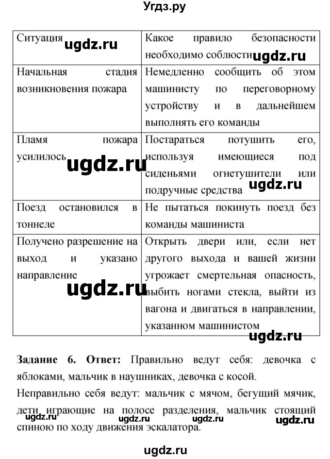 ГДЗ (Решебник) по обж 5 класс (рабочая тетрадь) Смирнов А.Т. / параграф главы 2 номер / 3(продолжение 2)