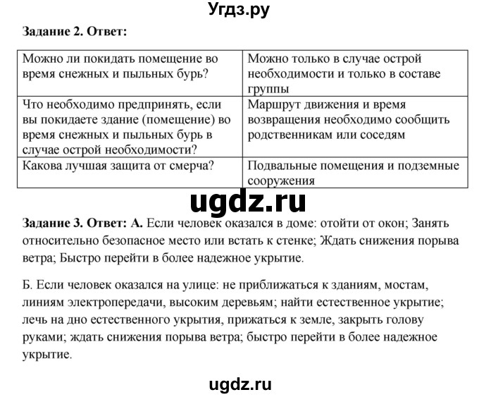 ГДЗ (Решебник) по обж 7 класс (рабочая тетрадь) Латчук В.Н. / страница номер / 49