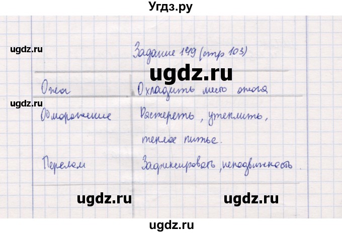 ГДЗ (Решебник) по природоведению 5 класс (рабочая тетрадь) Т.С. Сухова / задание / 149