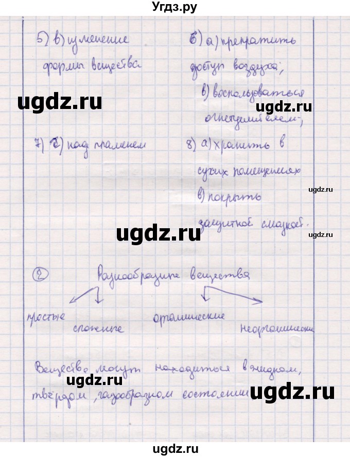 ГДЗ (Решебник) по природоведению 5 класс (рабочая тетрадь) Т.С. Сухова / проверь себя (страница) / 33(продолжение 2)