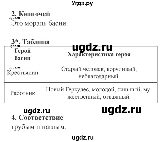 ГДЗ (Решебник 2) по литературе 3 класс (рабочая тетрадь) Ефросинина Л.А. / часть №1. страница № / 43