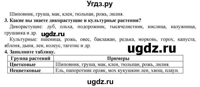 ГДЗ (Решебник) по естествознанию 5 класс В. М. Пакулова / § / 37(продолжение 2)