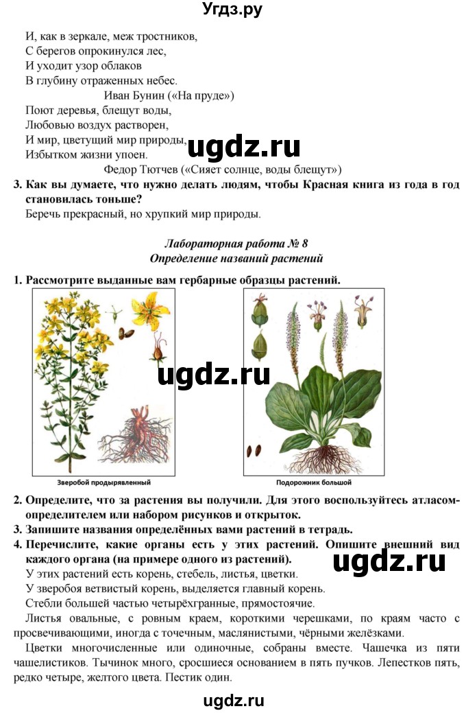 ГДЗ (Решебник) по естествознанию 5 класс В. М. Пакулова / § / 40(продолжение 2)