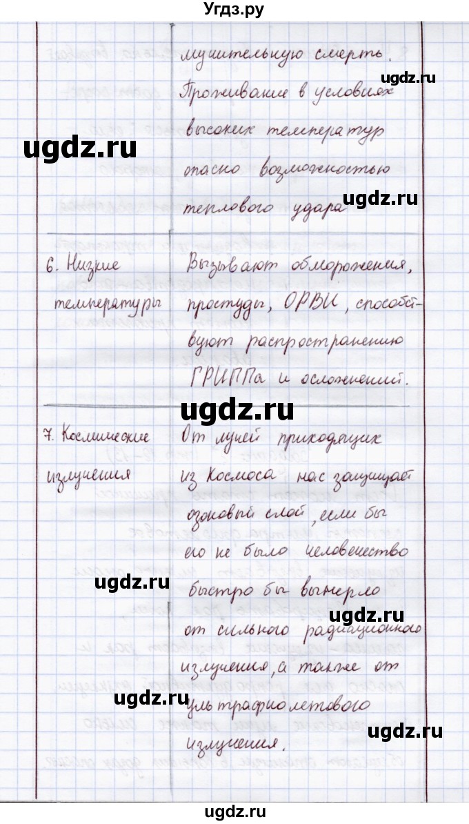 ГДЗ (Решебник) по экологии 8 класс (рабочая тетрадь) Воронина Г.А. / параграф 7 (задание) / 1(продолжение 3)