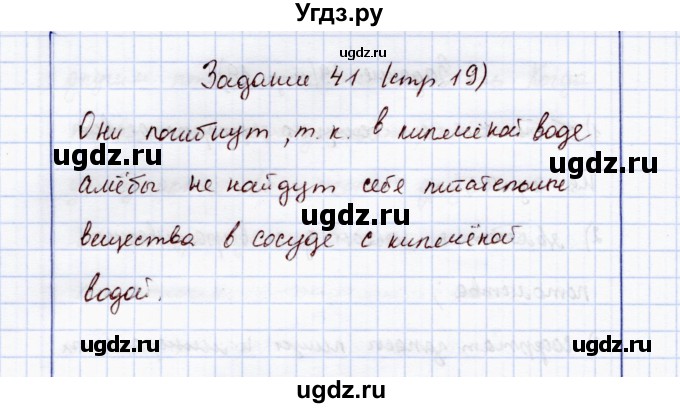 ГДЗ (Решебник) по экологии 7 класс (рабочая тетрадь) Кучменко В.С. / задание / 41