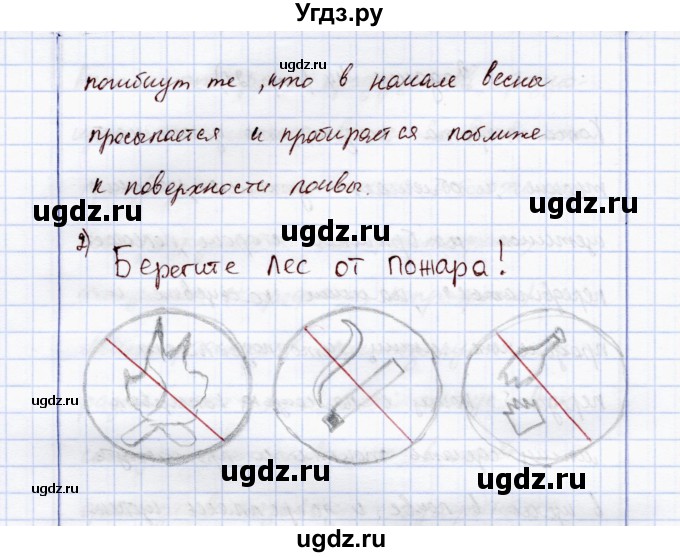 ГДЗ (Решебник) по экологии 7 класс (рабочая тетрадь) Кучменко В.С. / задание / 45(продолжение 2)