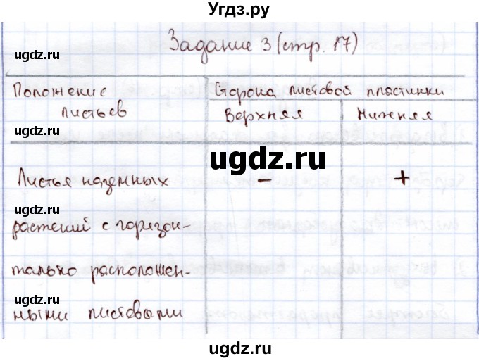 ГДЗ (Решебник) по экологии 6 класс (рабочая тетрадь) Горская Н.А. / страница / 17