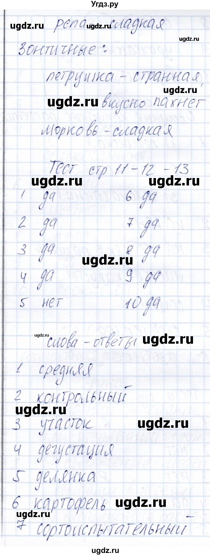 ГДЗ (Решебник) по технологии 6 класс (рабочая тетрадь) Самородский П.С. / страница / 11-13(продолжение 2)