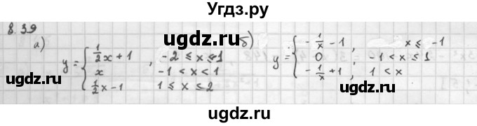 ГДЗ (Решебник к задачнику) по алгебре 10 класс (Учебник, Задачник) Мордкович А.Г. / параграфы / § 8 / 39