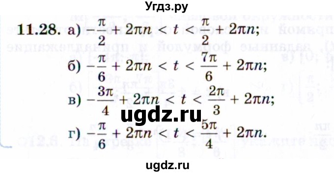 ГДЗ (Задачник 2021) по алгебре 10 класс (Учебник, Задачник) Мордкович А.Г. / §11 / 11.28