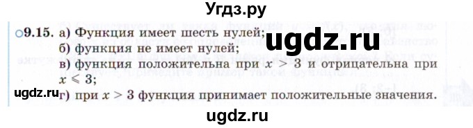 ГДЗ (Задачник 2021) по алгебре 10 класс (Учебник, Задачник) Мордкович А.Г. / §9 / 9.15