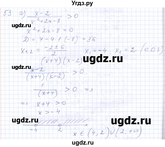 ГДЗ (Решебник к задачнику 2021) по алгебре 10 класс (Учебник, Задачник) Мордкович А.Г. / повторение / 53