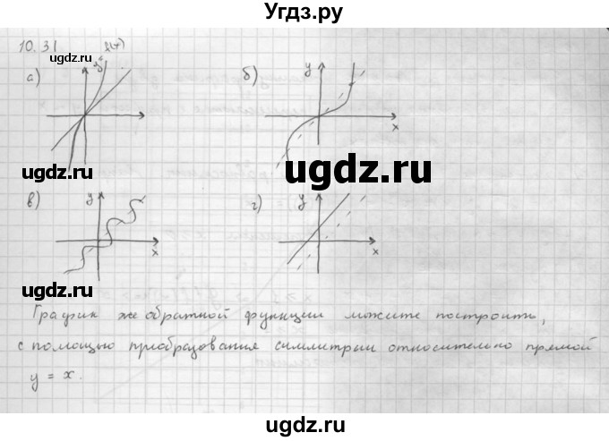 ГДЗ (Решебник к задачнику 2021) по алгебре 10 класс (Учебник, Задачник) Мордкович А.Г. / §10 / 10.31