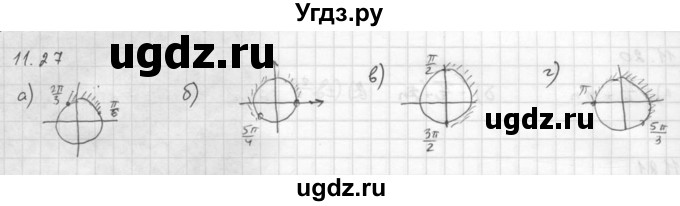 ГДЗ (Решебник к задачнику 2021) по алгебре 10 класс (Учебник, Задачник) Мордкович А.Г. / §11 / 11.27