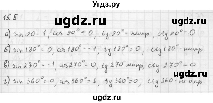 ГДЗ (Решебник к задачнику 2021) по алгебре 10 класс (Учебник, Задачник) Мордкович А.Г. / §15 / 15.5