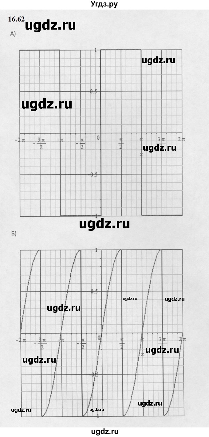 ГДЗ (Решебник к задачнику 2021) по алгебре 10 класс (Учебник, Задачник) Мордкович А.Г. / §16 / 16.62