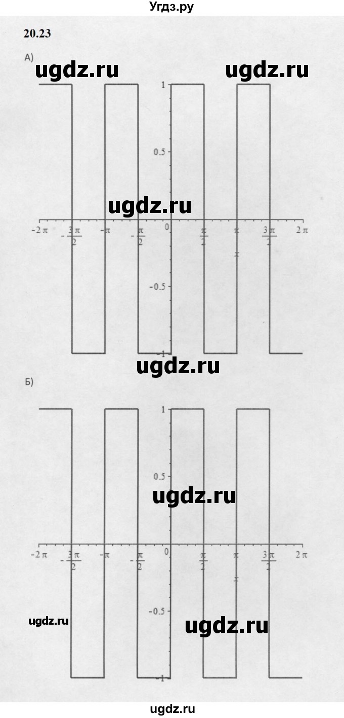 ГДЗ (Решебник к задачнику 2021) по алгебре 10 класс (Учебник, Задачник) Мордкович А.Г. / §20 / 20.23