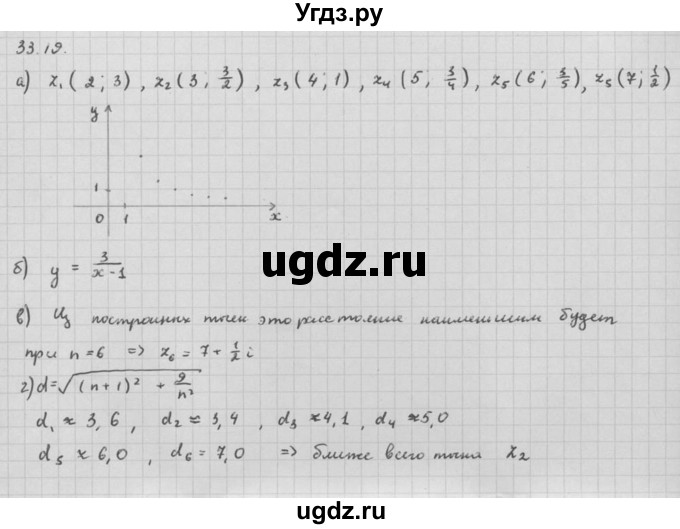 ГДЗ (Решебник к задачнику 2021) по алгебре 10 класс (Учебник, Задачник) Мордкович А.Г. / §33 / 33.19