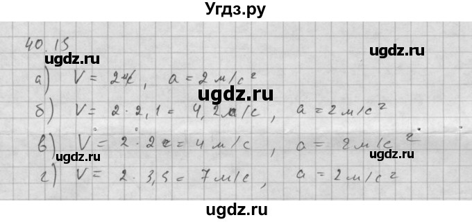 ГДЗ (Решебник к задачнику 2021) по алгебре 10 класс (Учебник, Задачник) Мордкович А.Г. / §40 / 40.15