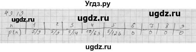 ГДЗ (Решебник к задачнику 2021) по алгебре 10 класс (Учебник, Задачник) Мордкович А.Г. / §49 / 49.19