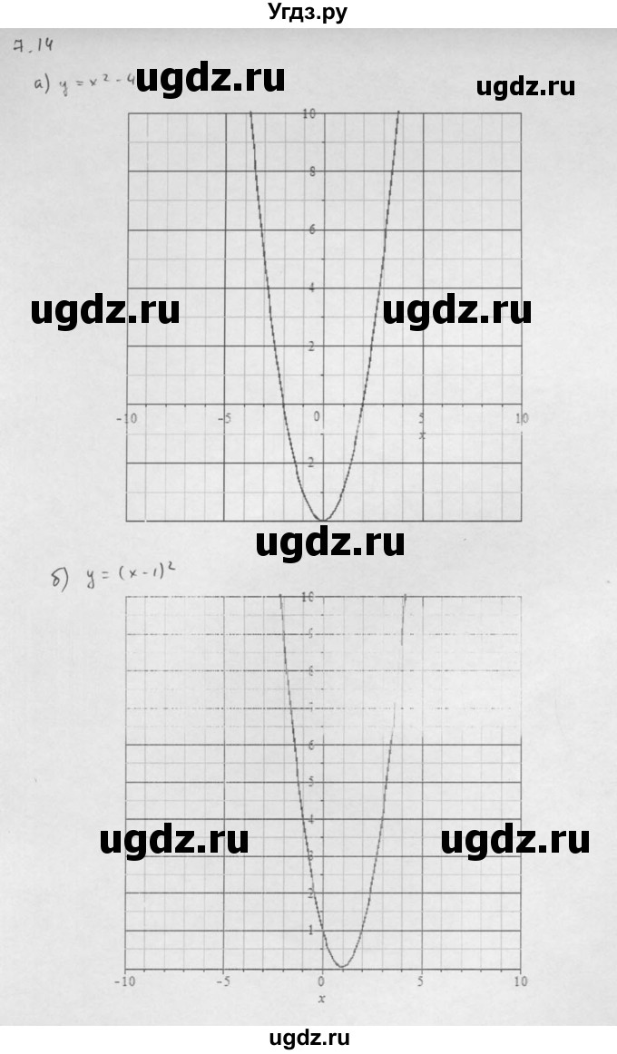 ГДЗ (Решебник к задачнику 2021) по алгебре 10 класс (Учебник, Задачник) Мордкович А.Г. / §7 / 7.14