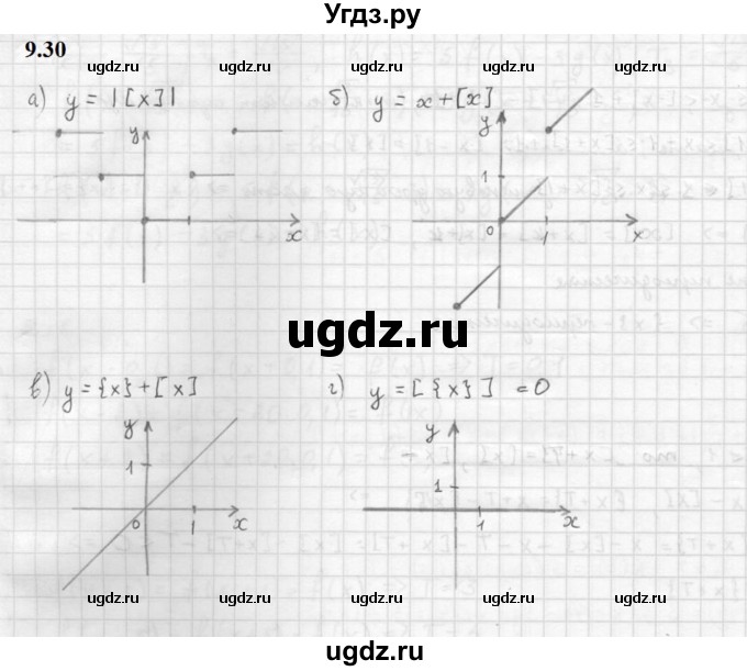 ГДЗ (Решебник к задачнику 2021) по алгебре 10 класс (Учебник, Задачник) Мордкович А.Г. / §9 / 9.30