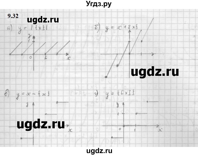 ГДЗ (Решебник к задачнику 2021) по алгебре 10 класс (Учебник, Задачник) Мордкович А.Г. / §9 / 9.32