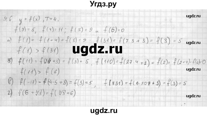 ГДЗ (Решебник к задачнику 2021) по алгебре 10 класс (Учебник, Задачник) Мордкович А.Г. / §9 / 9.6