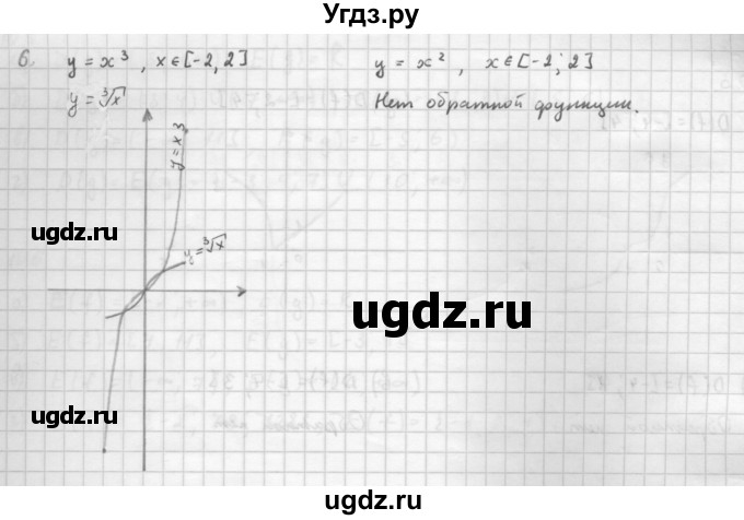 ГДЗ (Решебник к учебнику 2021) по алгебре 10 класс (Учебник, Задачник) Мордкович А.Г. / §10 / 10.6