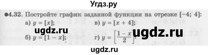 ГДЗ (Задачник 2016) по алгебре 10 класс (Учебник, Задачник) Мордкович А.Г. / §4 / 4.32