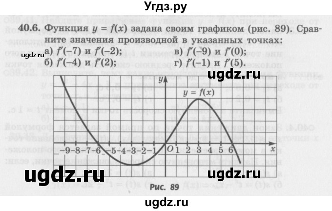 ГДЗ (Задачник 2016) по алгебре 10 класс (Учебник, Задачник) Мордкович А.Г. / §40 / 40.6