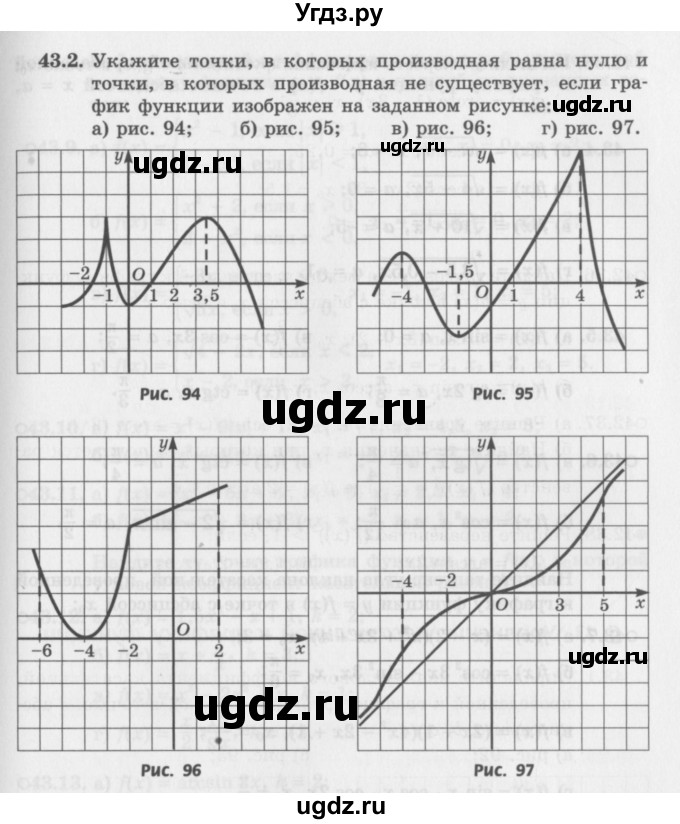 ГДЗ (Задачник 2016) по алгебре 10 класс (Учебник, Задачник) Мордкович А.Г. / §43 / 43.2