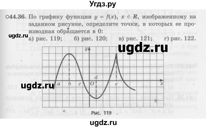 ГДЗ (Задачник 2016) по алгебре 10 класс (Учебник, Задачник) Мордкович А.Г. / §44 / 44.36